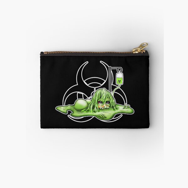 Item preview, Toxic Waste Ooze Girl with Biohazard Symbol IV Drip designed and sold by iduzarts.