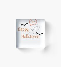 Happy Halloween Funny Acrylic Block