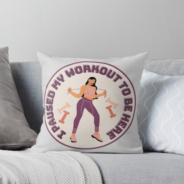 Item preview, I Paused My Workout To Be Here designed and sold by karolaan.