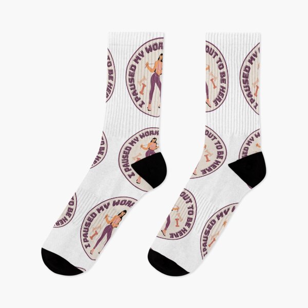 Item preview, I Paused My Workout To Be Here designed and sold by karolaan.