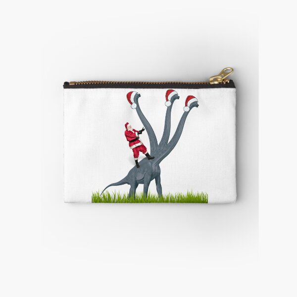 Item preview, Dinosaur Christmas with Santa Claus 4 | 3-necked dinosaur | Merry Xmas designed and sold by CosmicStory.