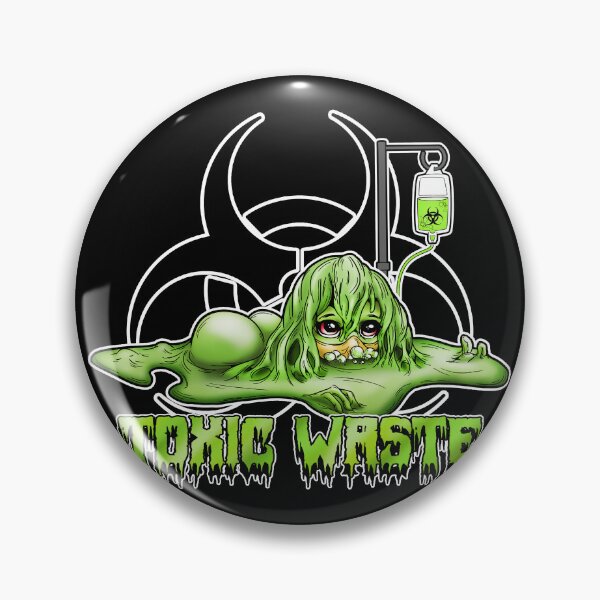 Item preview, Toxic Waste Ooze Girl with Biohazard Symbol IV Drip Text designed and sold by iduzarts.