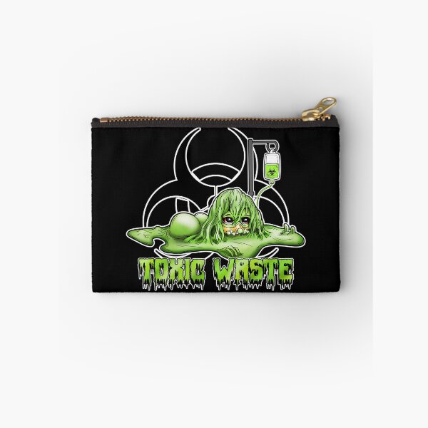 Item preview, Toxic Waste Ooze Girl with Biohazard Symbol IV Drip Text designed and sold by iduzarts.