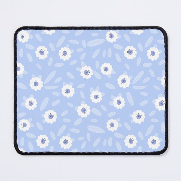 Item preview, Pastel Blue Flowers designed and sold by oumestudio.