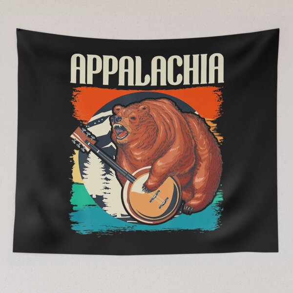 Item preview, Appalachia - Vintage Banjo Player Bluegrass Musician designed and sold by hieuvustore.