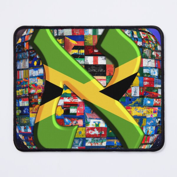 Item preview, Jamaica Alef Flag designed and sold by kabbalahart.