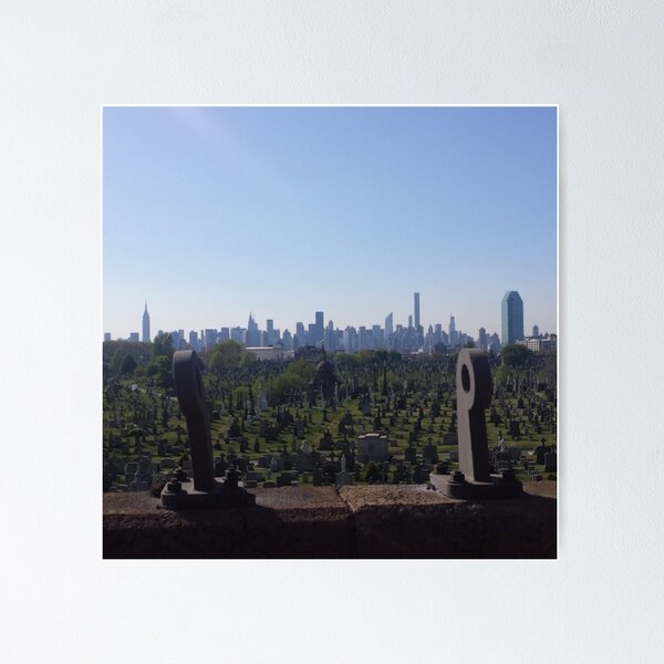 Item preview, Calvary Cemetery from the Old Kosciusko Bridge NYC designed and sold by Harpie72.