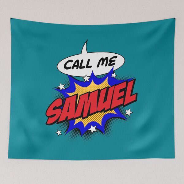 Item preview, Personalised Call Me Samuel Pop Art Comic Design designed and sold by CandOCreative.