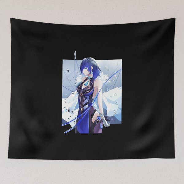 Item preview, Yelan Png Anime Essential Tshirt designed and sold by honeyweet.