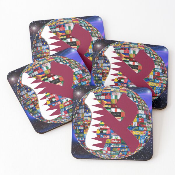 Item preview, Qatar Alef Flag designed and sold by kabbalahart.