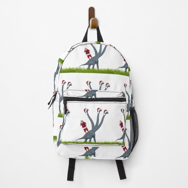 Item preview, Dinosaur Christmas with Santa Claus 5 | 3-necked dinosaur | Merry Xmas designed and sold by CosmicStory.