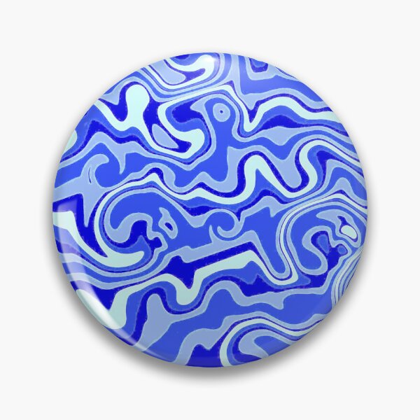 Item preview, Bumpy Lines Liquid Swirl Lines Funky Modern Abstract Art 5 of 6 designed and sold by Beachy.