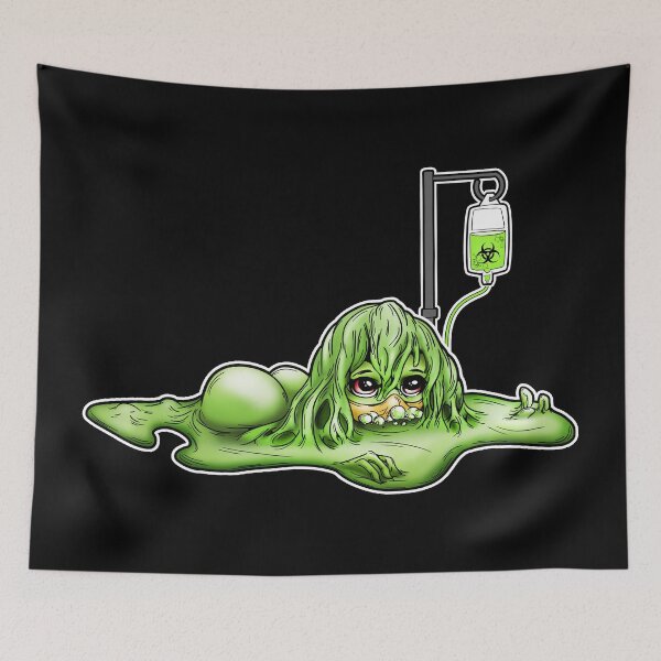 Item preview, Toxic Waste Ooze Girl with IV Drip designed and sold by iduzarts.