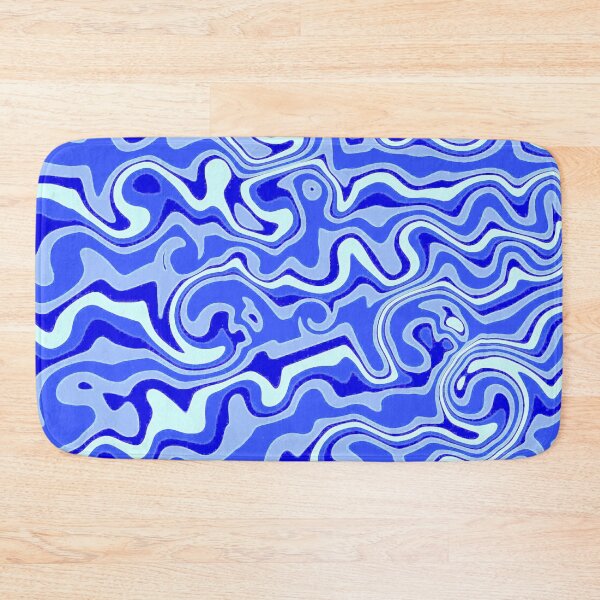 Item preview, Bumpy Lines Liquid Swirl Lines Funky Modern Abstract Art 5 of 6 designed and sold by Beachy.