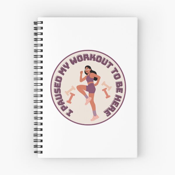Item preview, I Paused My Workout To Be Here designed and sold by karolaan.