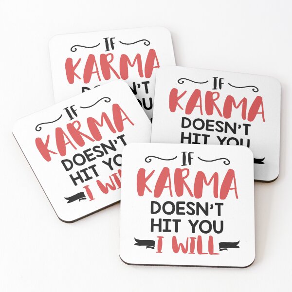 Item preview, Karma Sarcastic Saying - Funny Gifts for Birthday or Christmas designed and sold by FanityPrints.