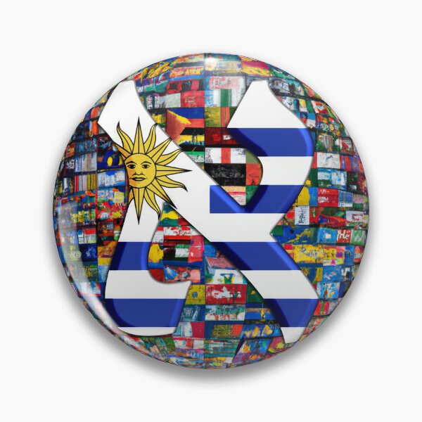 Item preview, Uruguay Alef Flag designed and sold by kabbalahart.