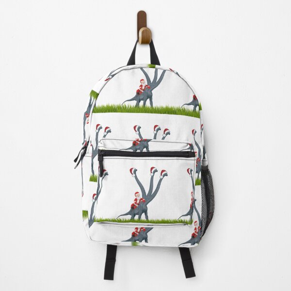 Item preview, Dinosaur Christmas with Santa Claus 6 | 3-necked dinosaur | Merry Xmas designed and sold by CosmicStory.