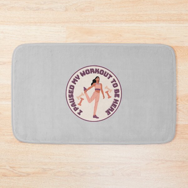 Item preview, I Paused My Workout To Be Here designed and sold by karolaan.