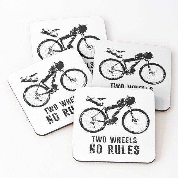 Item preview, Two Wheels No Rules Bikepacking designed and sold by Esskay Designs.