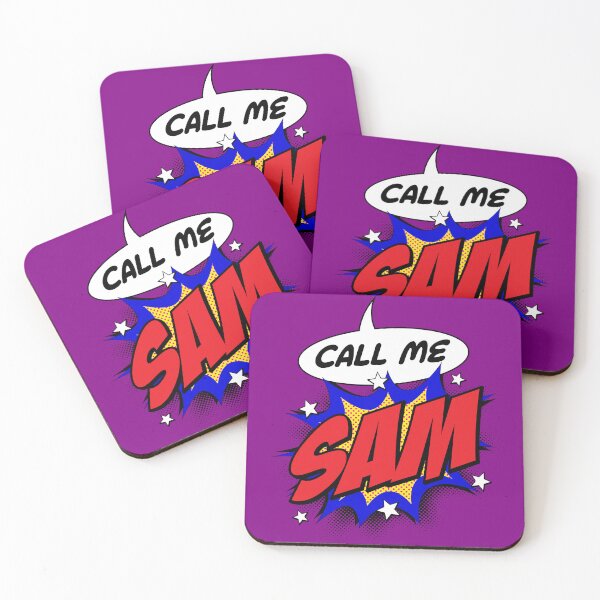 Item preview, Personalised Call Me Sam Pop Art Comic Design designed and sold by CandOCreative.