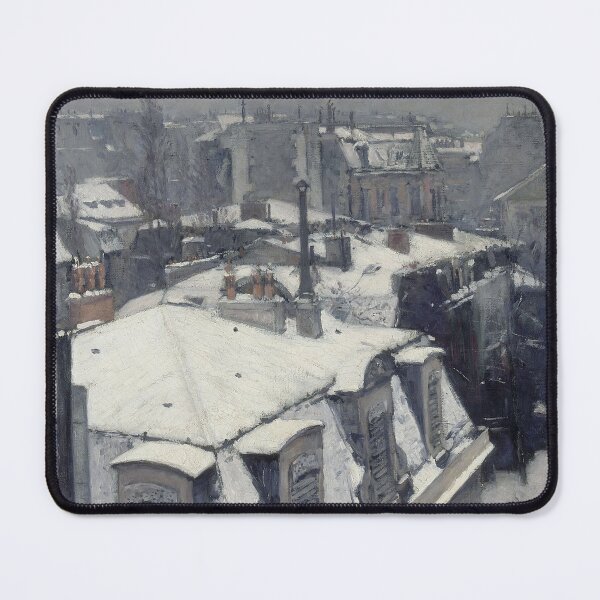 Item preview, View of rooftops covered in snow - Gustave Caillebotte designed and sold by Vintage Designs +.