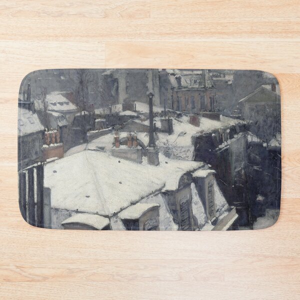 Item preview, View of rooftops covered in snow - Gustave Caillebotte designed and sold by Vintage Designs +.