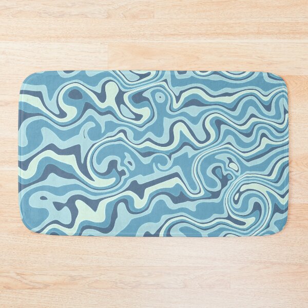 Item preview, Bumpy Lines Liquid Swirl Lines Funky Modern Abstract Art 6 of 6 designed and sold by Beachy.