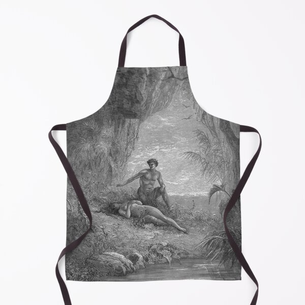 Item preview, Paradise Lost Adam watches as Eve sleeps - Gustave Dore designed and sold by Vintage Designs +.