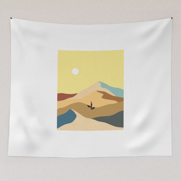 Item preview, Adventure Black Dog In The Desert designed and sold by TimTim-Design.