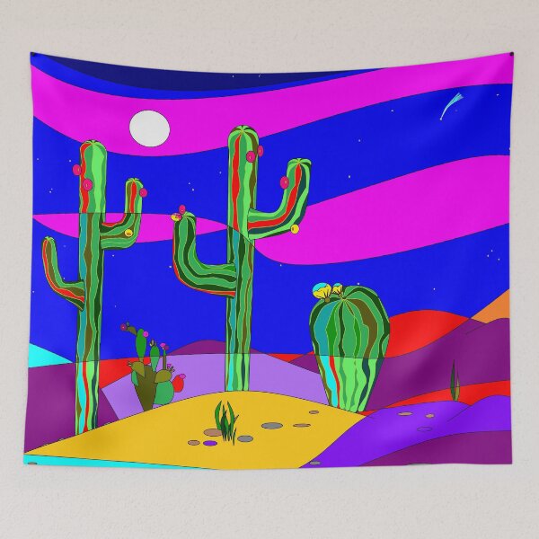 Item preview, A Southwest Desert Scene at Night designed and sold by judy snyder.