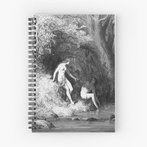 Item preview,  Paradise Lost Eve talks to Adam - Gustave Dore designed and sold by Vintage Designs +.