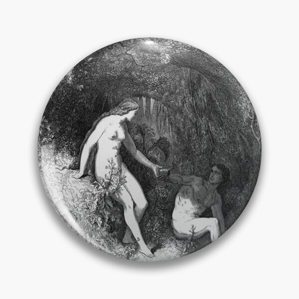 Item preview,  Paradise Lost Eve talks to Adam - Gustave Dore designed and sold by Vintage Designs +.