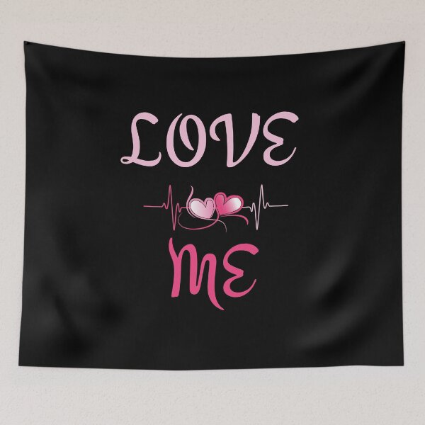 Item preview, Love Me-Black Background  designed and sold by Trendi61.