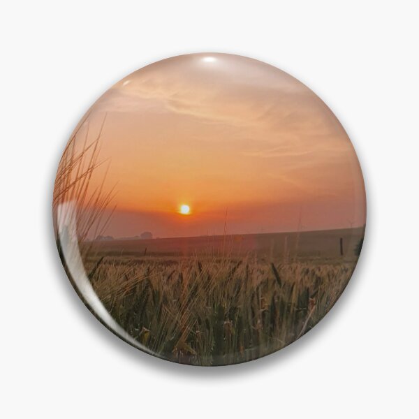 Item preview, Romantic and Rustic Sunset in The Village Field designed and sold by gahum.