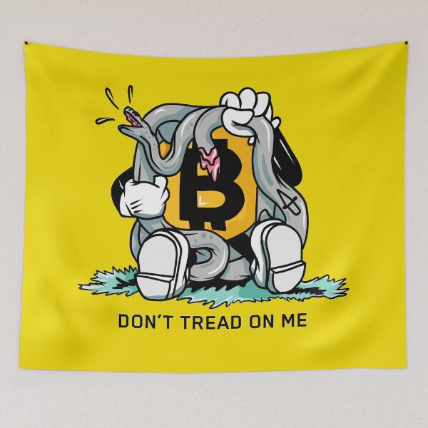 Item preview, Don't Tread on Me: I Stand With Crypto - v2 designed and sold by ClothingnCrypto.