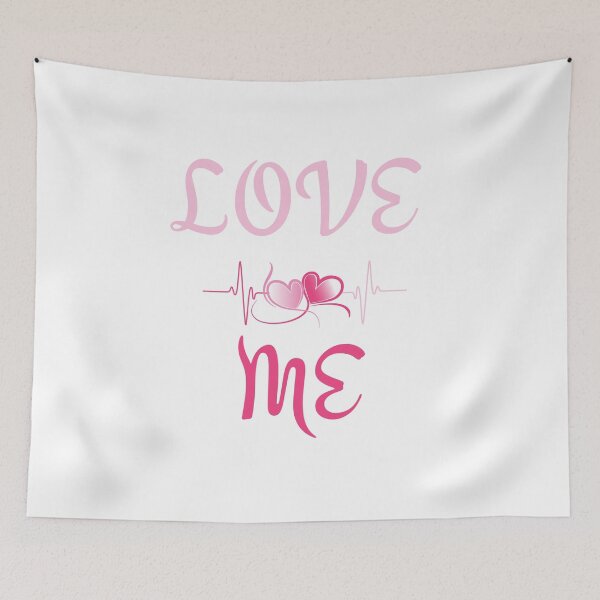 Item preview, Love Me-White Background  designed and sold by Trendi61.