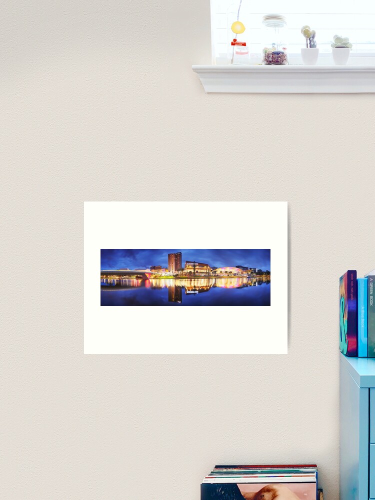 Thumbnail 2 of 3, Art Print, Adelaide Riverbank, South Australia designed and sold by Chockstone.