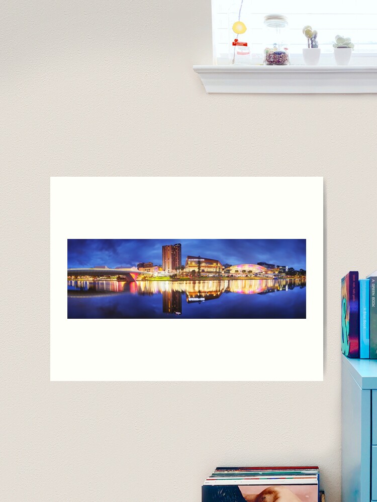 Thumbnail 2 of 3, Art Print, Adelaide Riverbank, South Australia designed and sold by Chockstone.