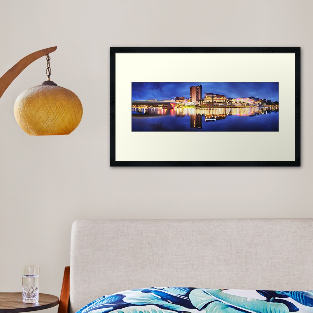 Adelaide Riverbank, South Australia Framed Art Print