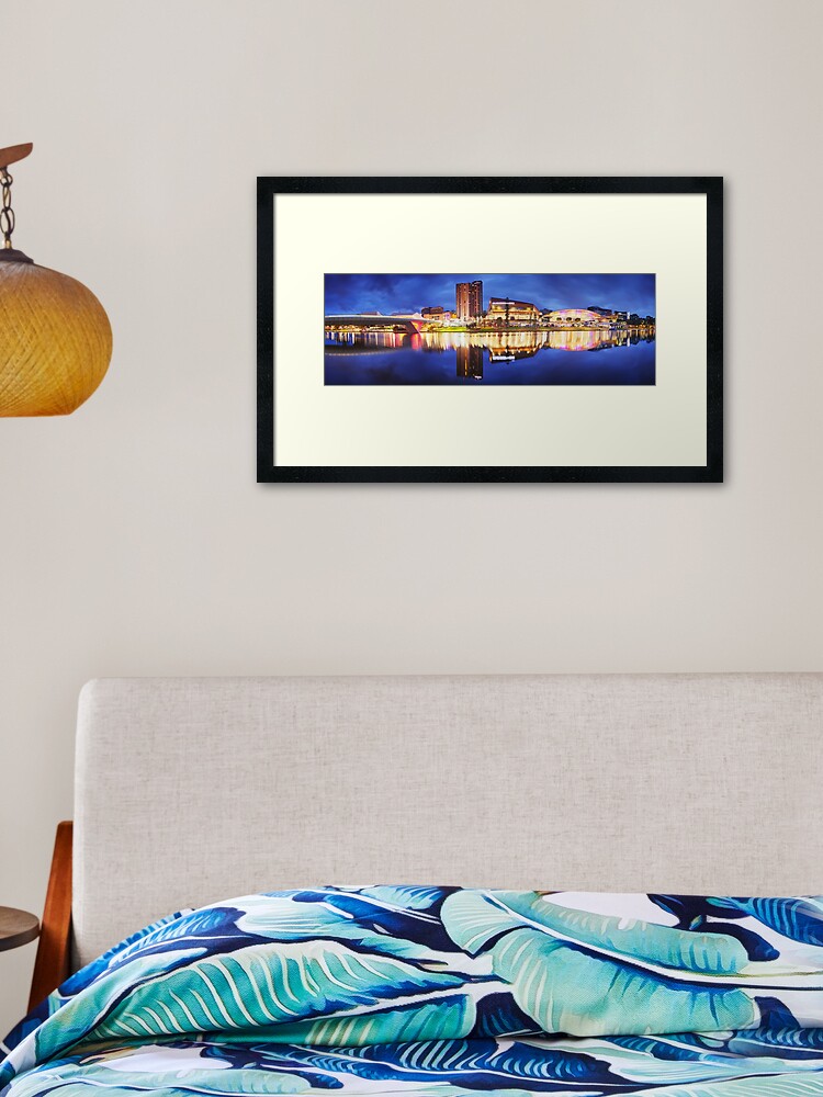 Thumbnail 2 of 7, Framed Art Print, Adelaide Riverbank, South Australia designed and sold by Chockstone.