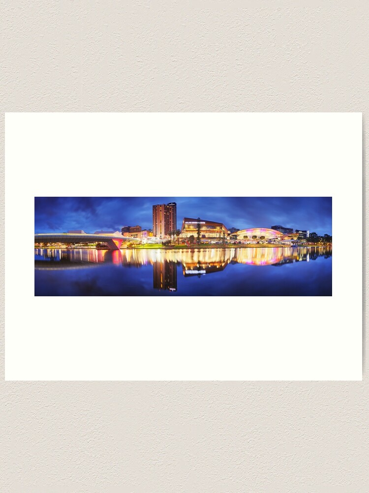 Thumbnail 1 of 3, Art Print, Adelaide Riverbank, South Australia designed and sold by Chockstone.
