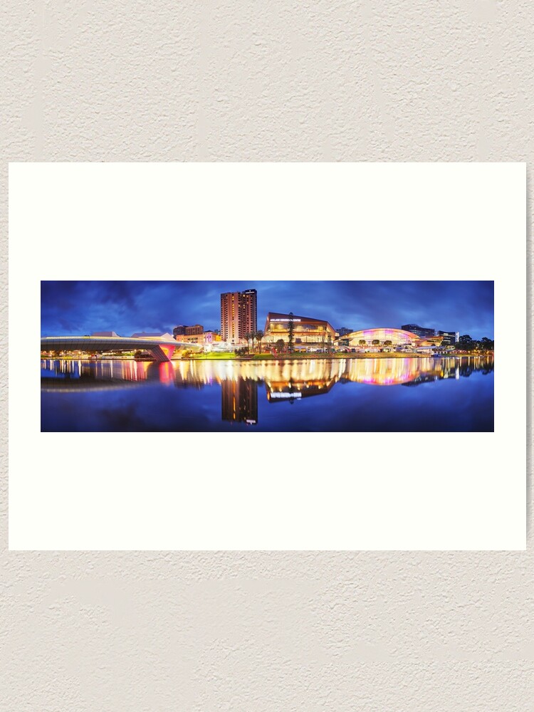 Thumbnail 1 of 3, Art Print, Adelaide Riverbank, South Australia designed and sold by Chockstone.