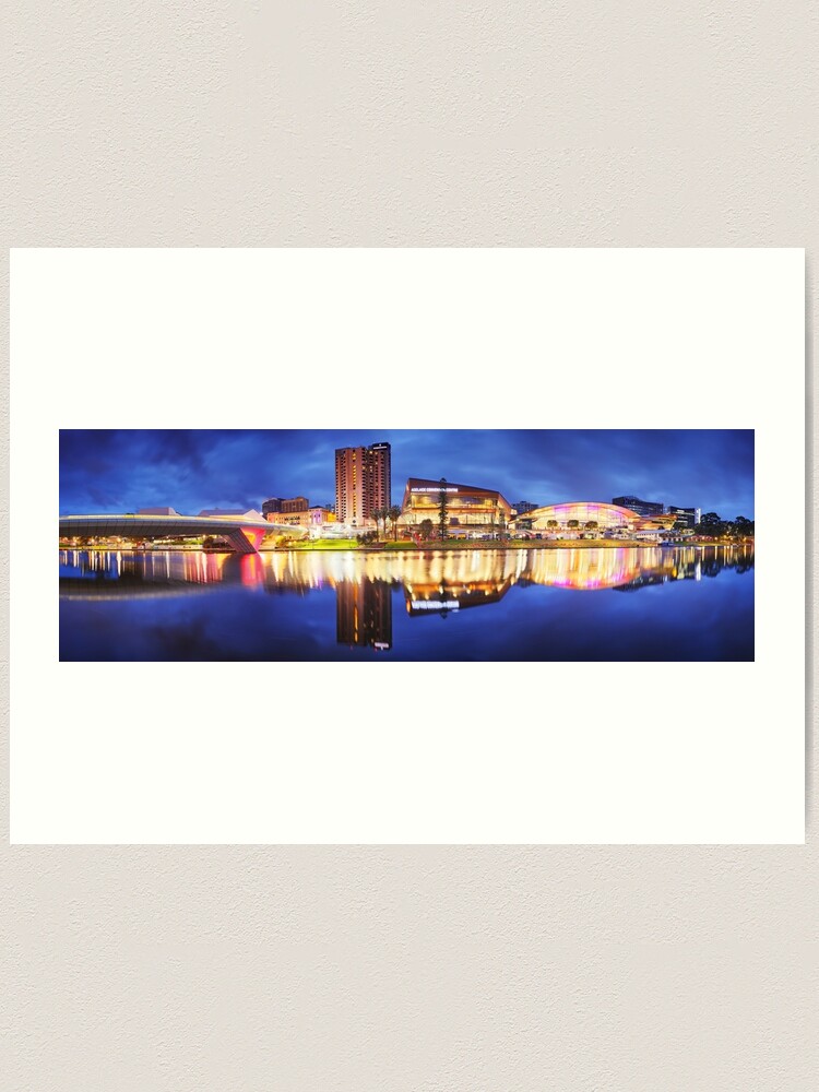 Thumbnail 1 of 3, Art Print, Adelaide Riverbank, South Australia designed and sold by Chockstone.