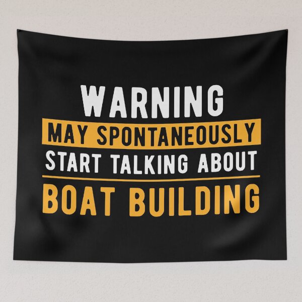 Item preview, Boatbuilder Love Boat Building designed and sold by NestaReign.