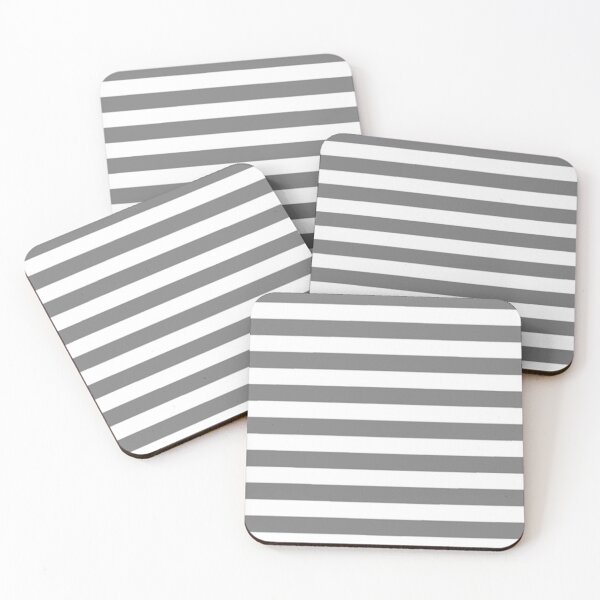 Item preview, Gray and white stripes designed and sold by tetibright.