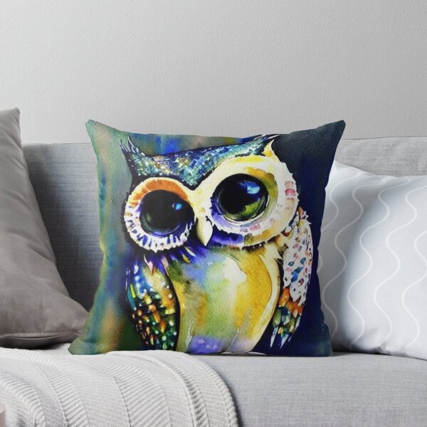 Item preview, Cute Owl in the Forest designed and sold by DreamScheme.