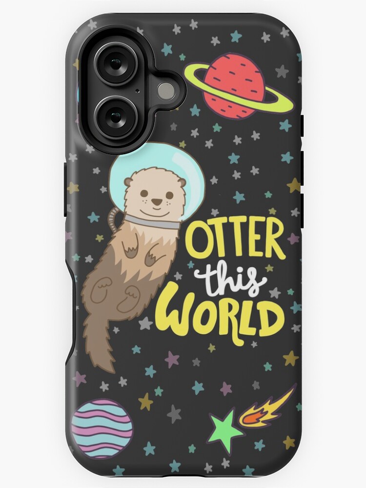 Thumbnail 1 von 4, iPhone-Hülle, Otter Diese Welt designt und verkauft von TurtlesSoup.