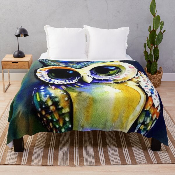 Item preview, Cute Owl in the Forest designed and sold by DreamScheme.