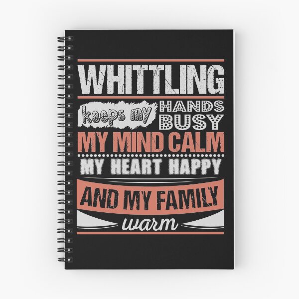 Item preview, Whittling Keeps Hands Busy Mind Calm Hobby designed and sold by TeeRepublic.